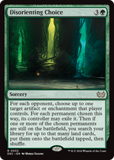 Disorienting Choice - Magic: The Gathering - MoxLand